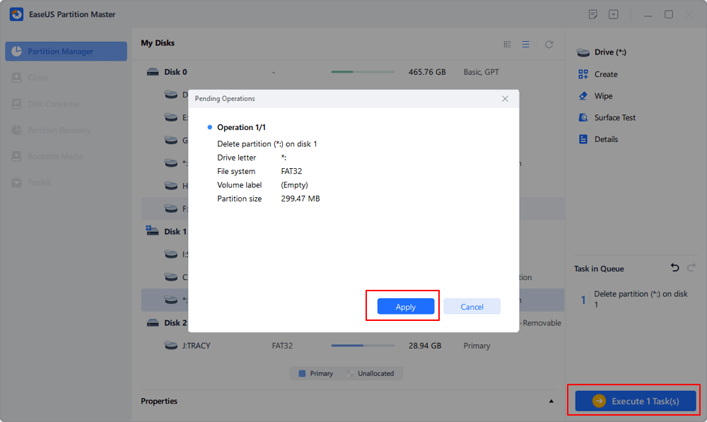 how to create efi system partition windows 7