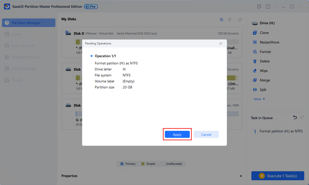 Format RAW Drive Partition - Step 4