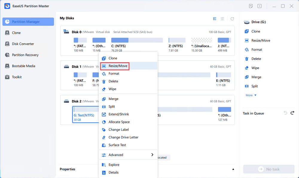 decrease partition step 1