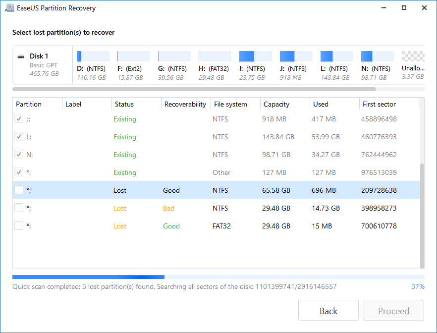 damaged partition recovery