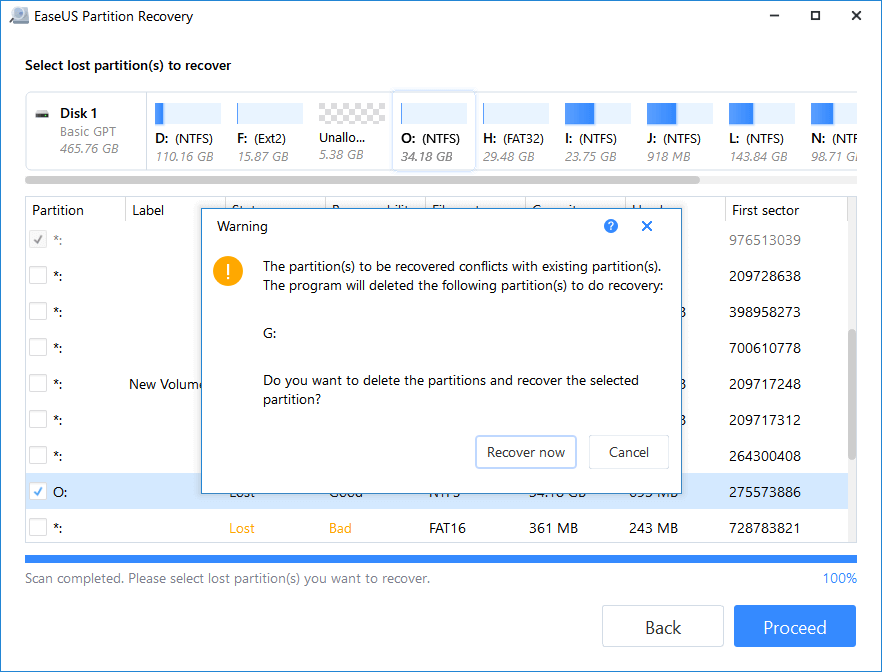 testdisk fix raw partition