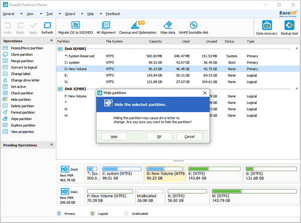 How to Find Hidden Partition or Hide Partition in Windows 10? – EaseUS