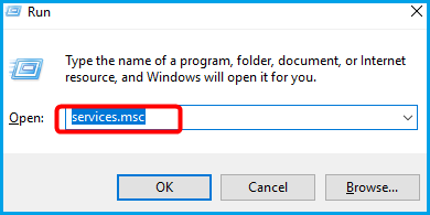 type in services.msc to disable Windows search