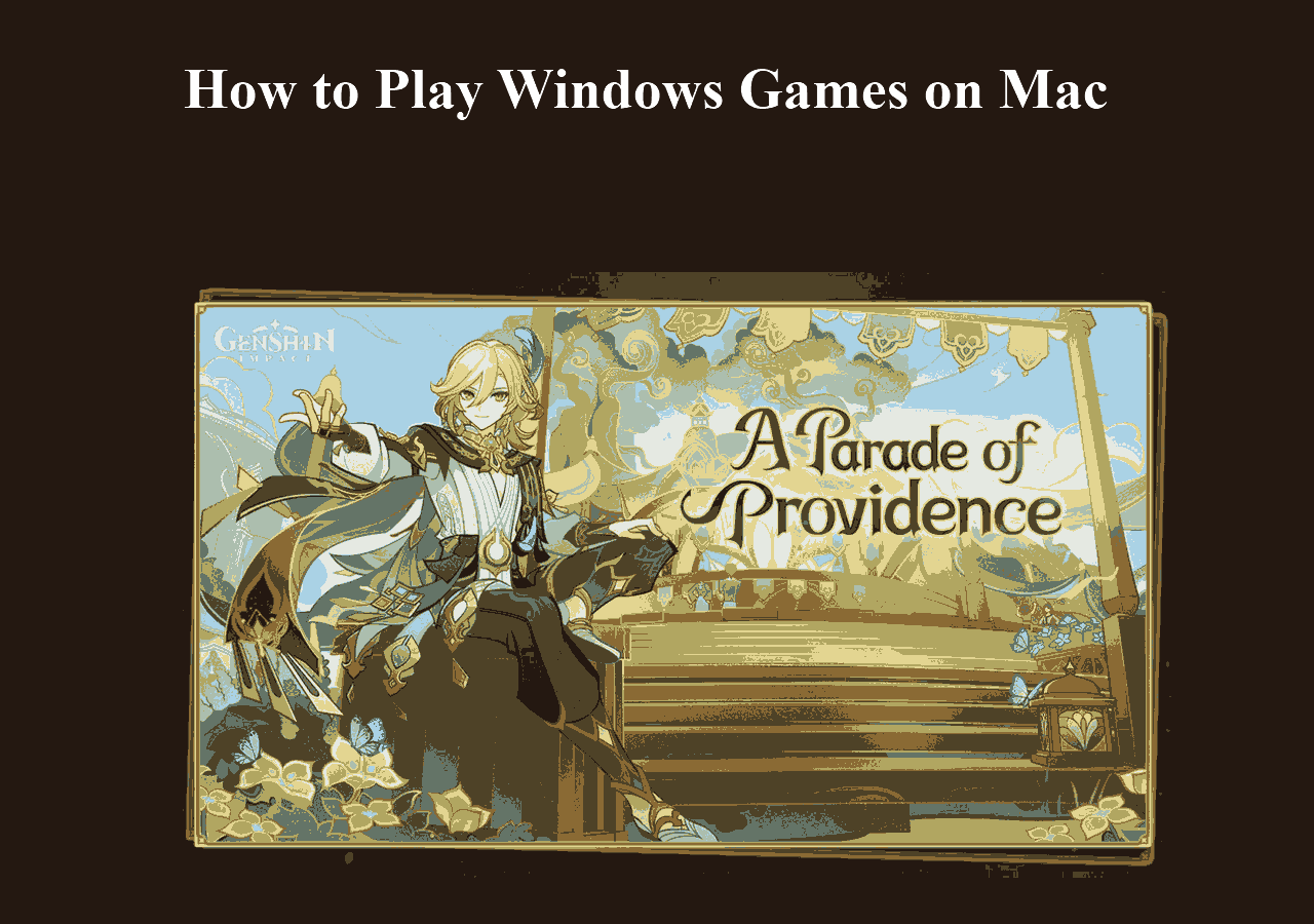 How to Play Windows Games on Mac via A Portable Windows USB - EaseUS