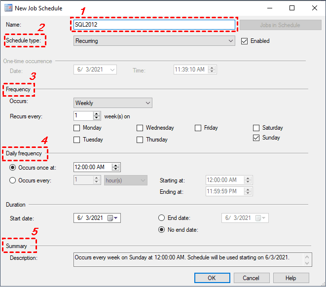 other advanced settings to customize your sql server backup