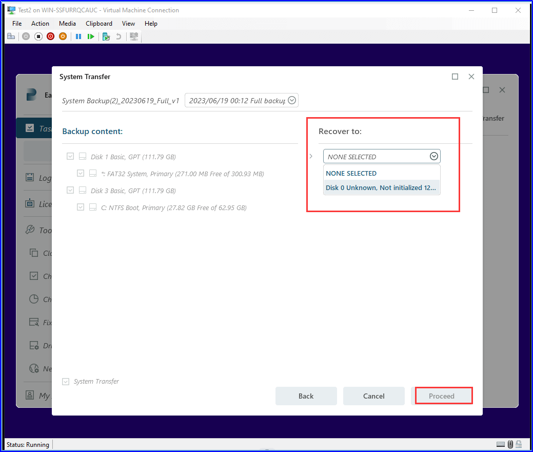 choose target disk to restore backup image.png