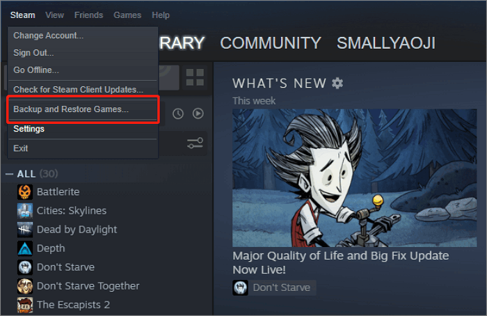 3 Ways] How to Backup Steam Games to Another Computer