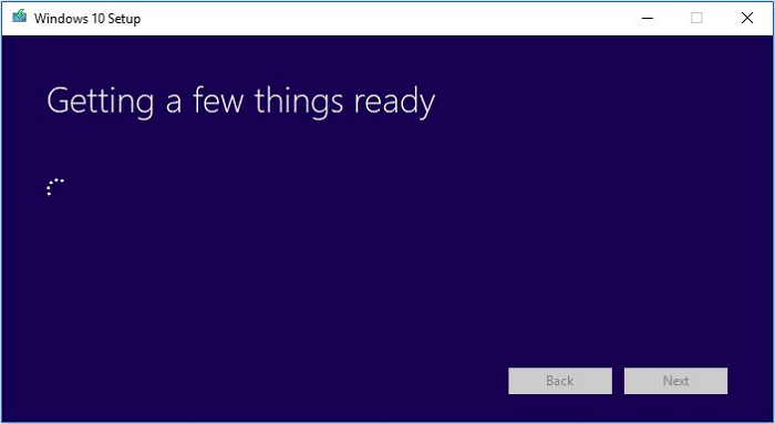 Select to continue getting Windows 10 update