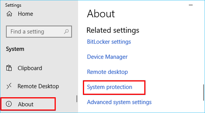 click System Protection