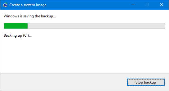 backup process