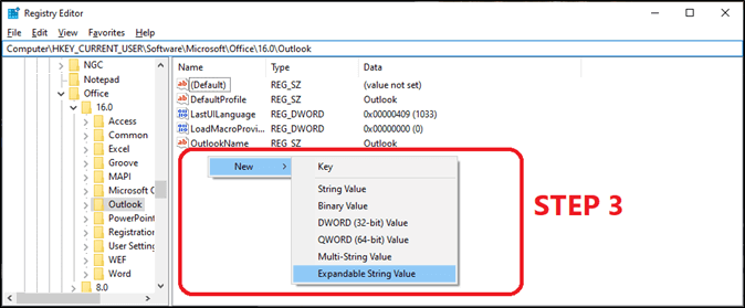 expandable string value