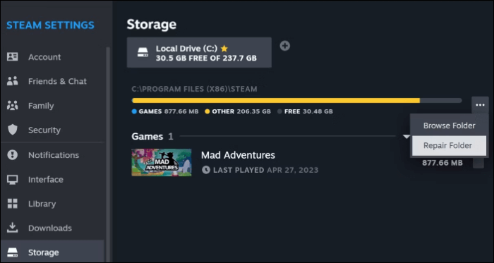 repaid-steam-library-folder