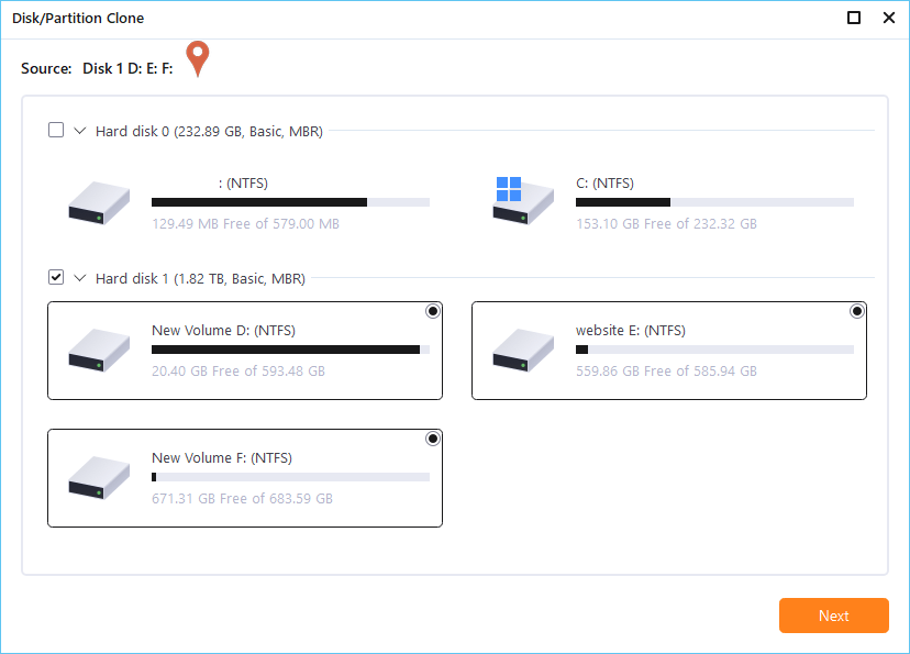 create boot partition on cloned drive