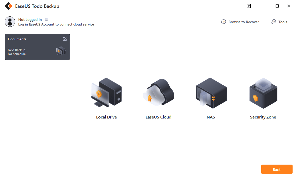 Disk backup step5