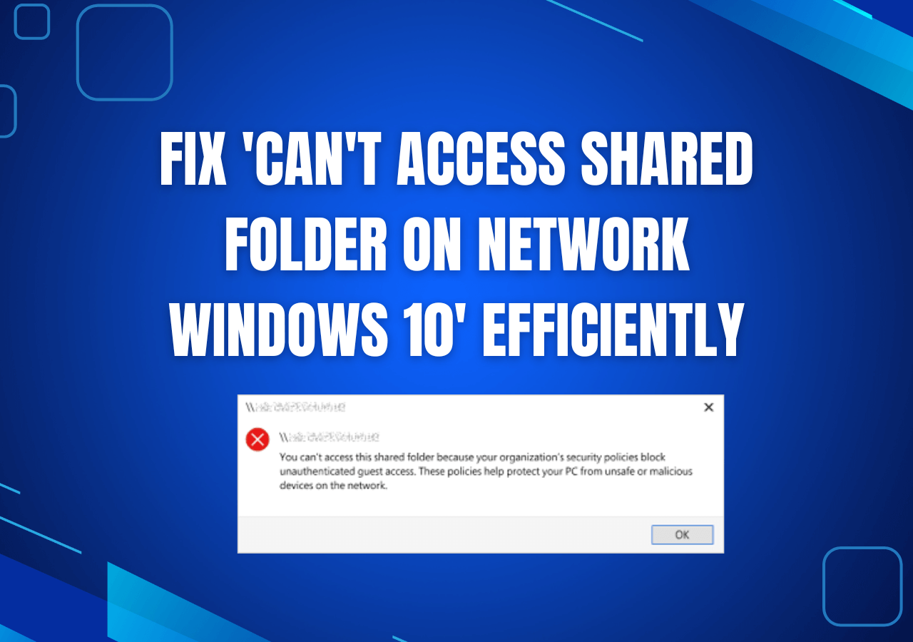 Can't access shared folder on nework cover