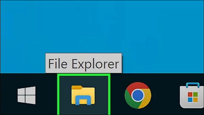 open file explorer