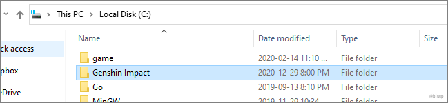 locate genshin file