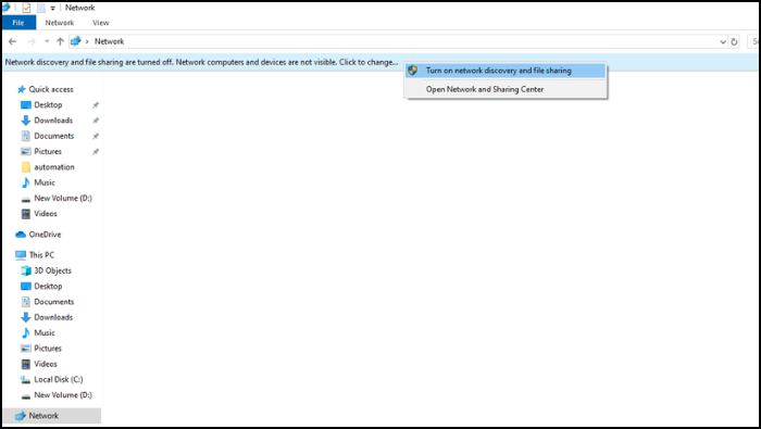 turn-on-discovery-network