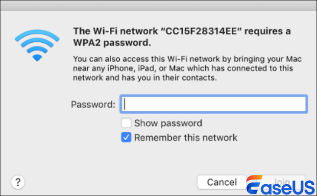 Enter Password Again