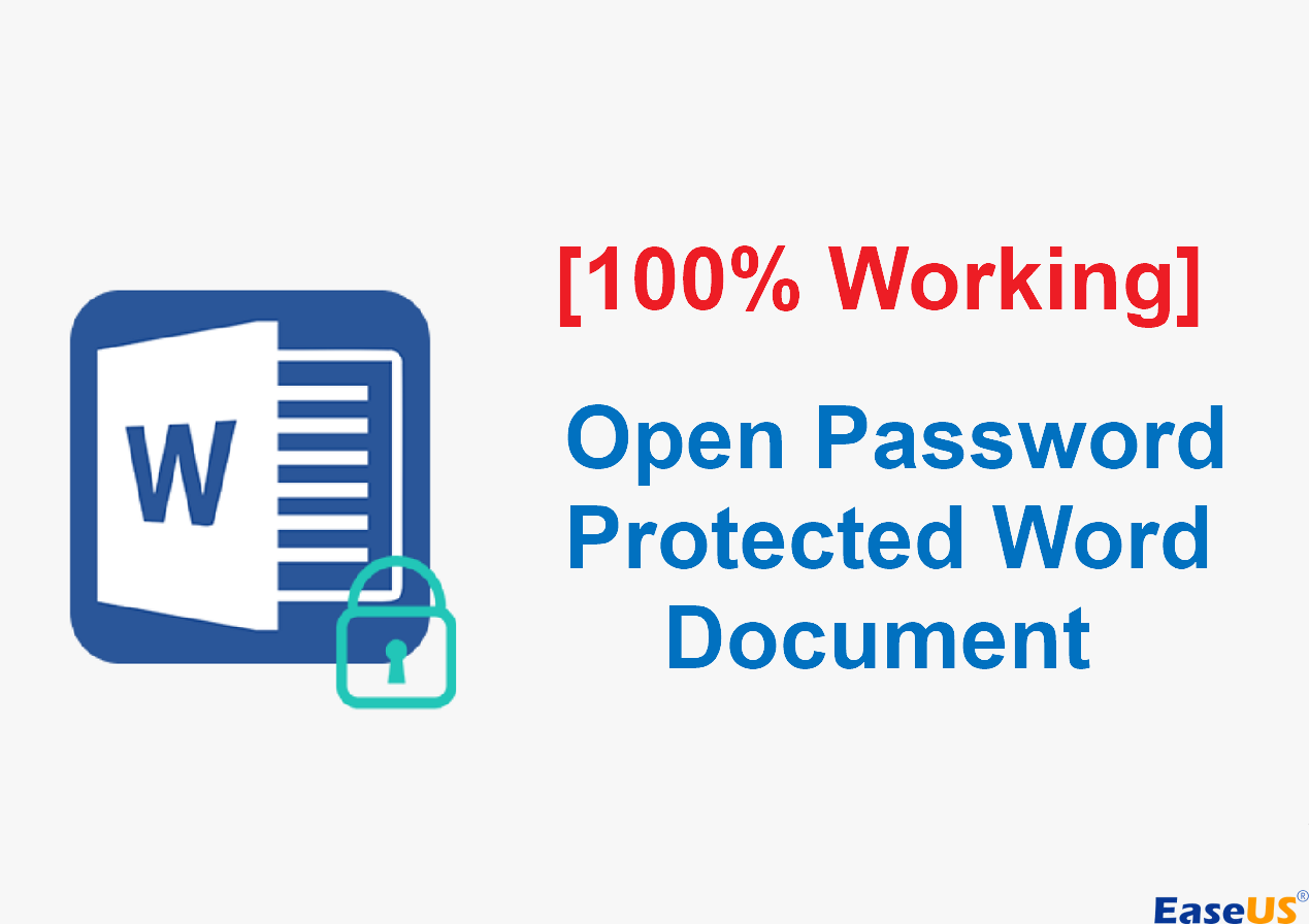 Open Password Protected Word Document [100% Working]