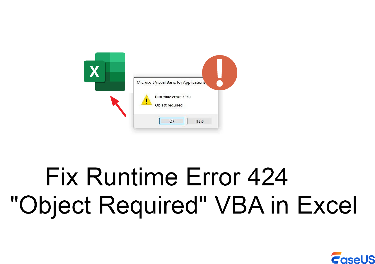 Fix Runtime Error 424 