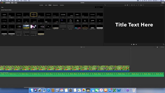 edit video in imovie