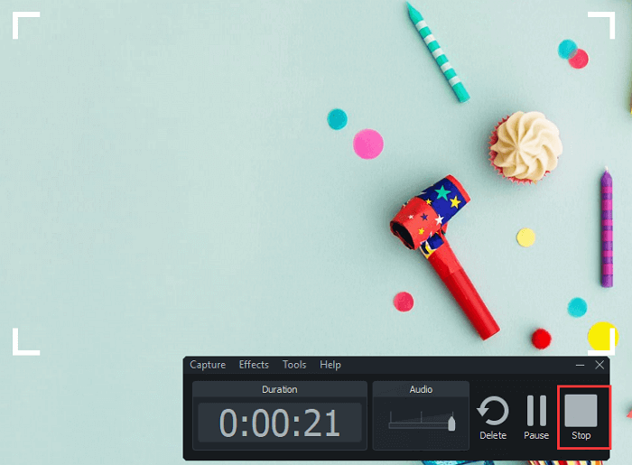 Finish Recording video on PC with Camtaisa