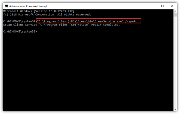 command prompt