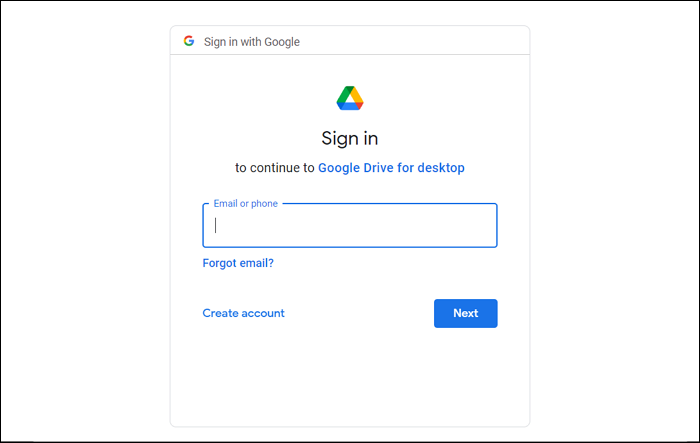 Google drive deals sign in