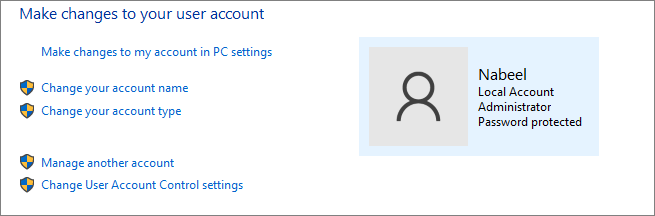 manage other account