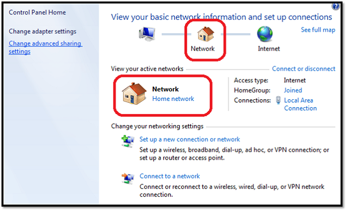 private and public network