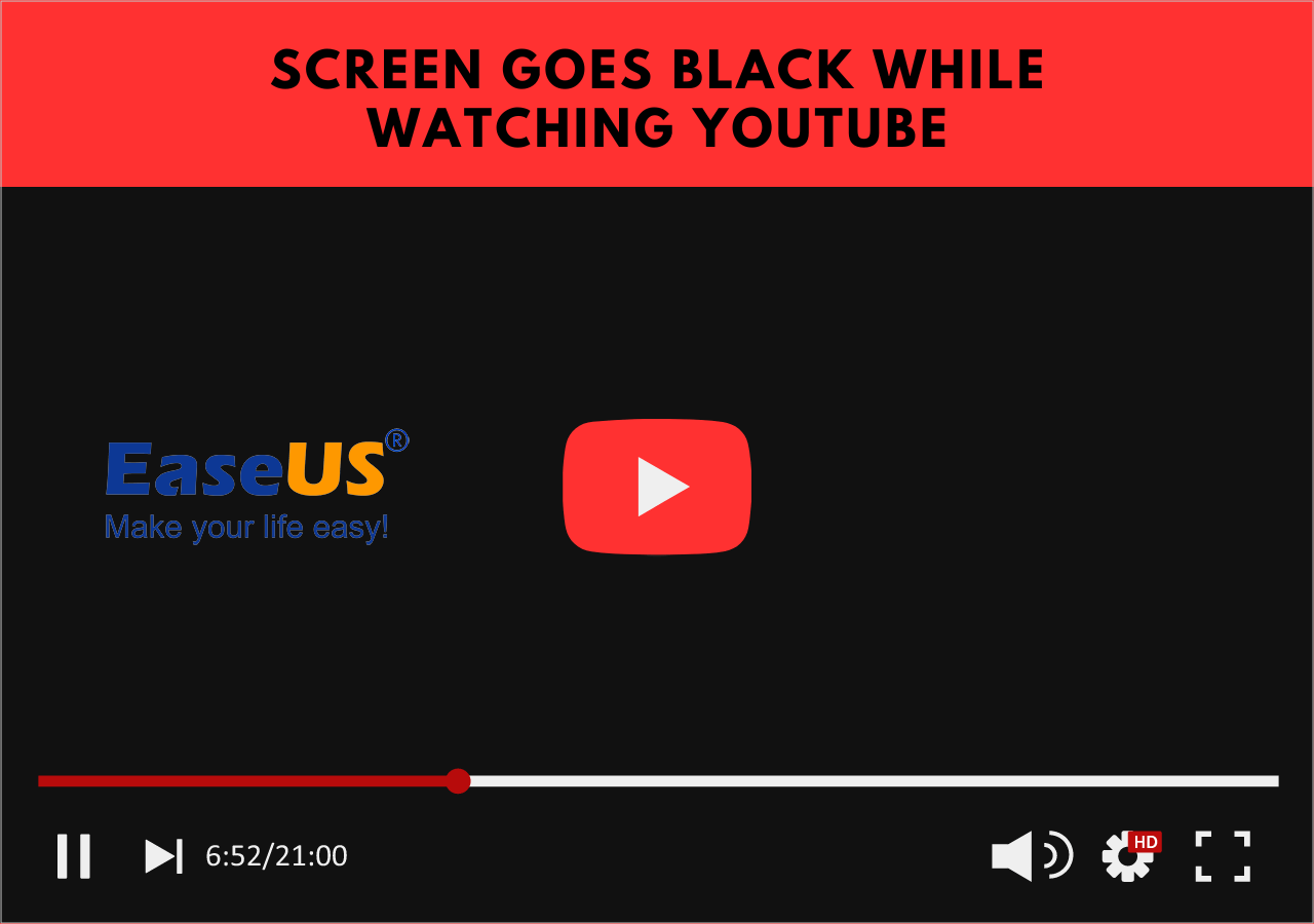 Screen Goes Black While Watching YouTube (FIXED)