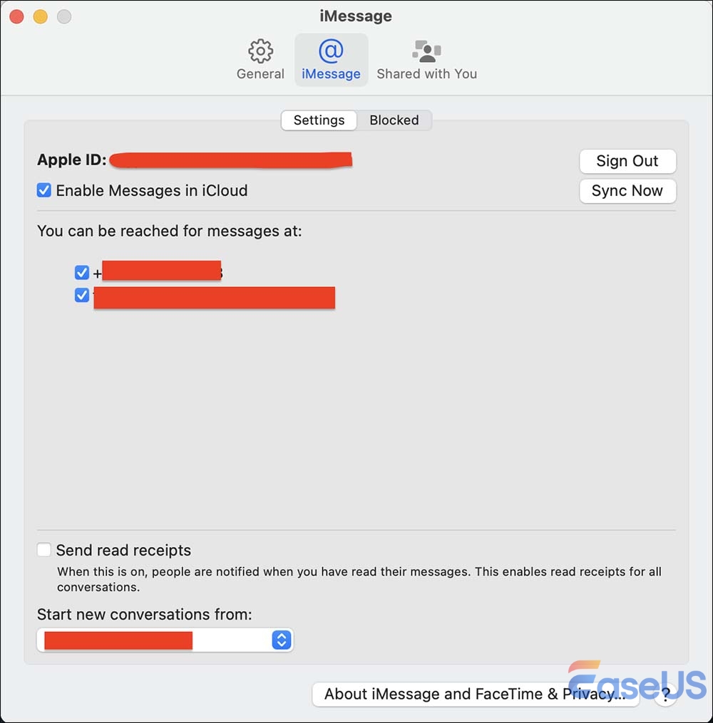 tick enable this account