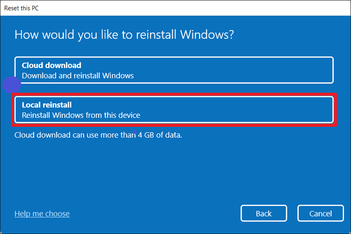 reinstall windows