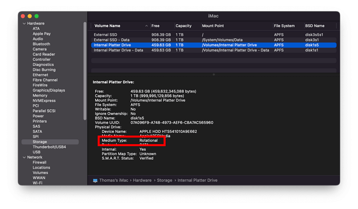 check your drive type